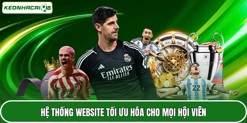 Hệ thống website tối ưu hóa cho mọi hội viên