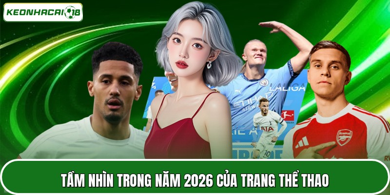 Tầm nhìn trong năm 2026 của trang thể thao